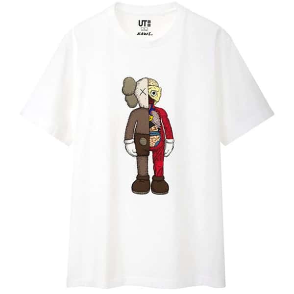 Uniqlo Flayed CompanionTee (US Sizing) White - KAWS - M
