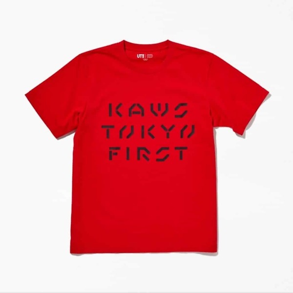 KAWS x Uniqlo Tokyo First Tee Red (Japanese Sizing)