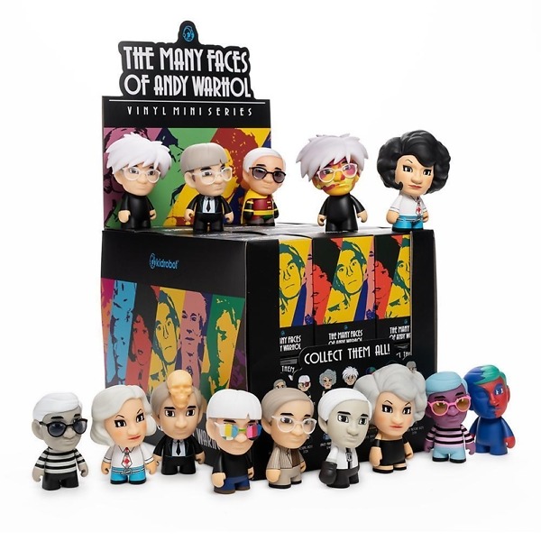 The many faces of Andy Warhol by Kidrobot