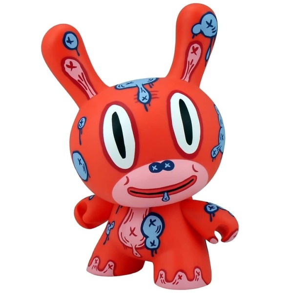 Red mod dunny 8¨ by Gary Baseman